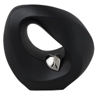 Kerámia dizájn urna fekete