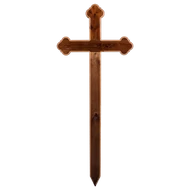 9. Gombos kereszt - középbarna 9. Gombos kereszt - középbarna