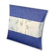 Középkék felnőtt szórópárna 