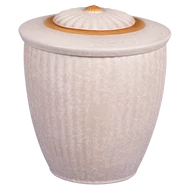 Finoman bordázott kerámia urna