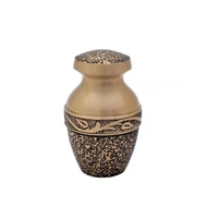 Relikviatartó, mini urna fekete minta