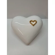 Szív alakú kerámia urna