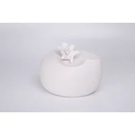 Elegáns kerámia urna liliommal