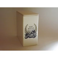 Iker kerámia urna motoros mintával