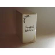 Iker fehér urna - nyugodj békében felirattal