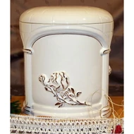 Opus kerek urna rózsával