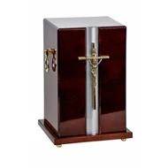 Fa álló urna, feszülettel