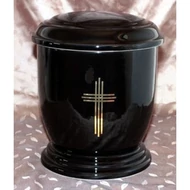 Fekete urna hármas kereszttel