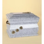 Kő kompozit urna 3 rózsával