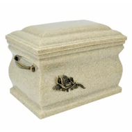 Kálás kő kompozit urna - bézs színű