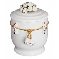 Gyerek urna zsinórral, virággal