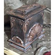 Jázmin bronz iker urna