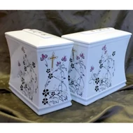 Margó iker urna vadrózsával