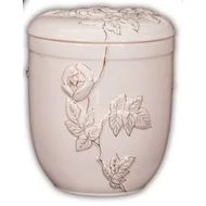 Futórózsás fehér urna