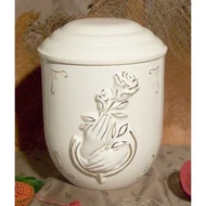 Vanda kerek urna arany rózsa kéz