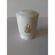 Fehér kerámia ereklyetartó arany színű öröklánggal