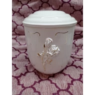 Vanda kerámia urna rózsával Vanda kerámia urna rózsával