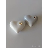 Szív alakú szürke ereklyetartó, mini urna