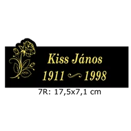 403. Sírjelző tábla keresztre, fejfára