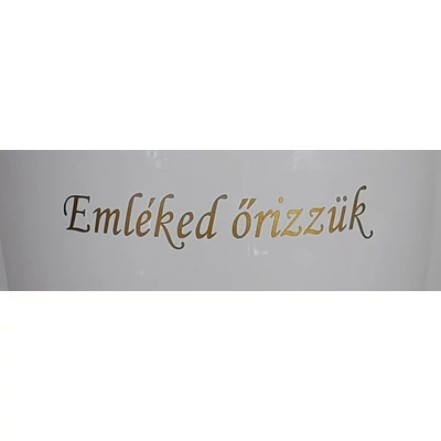 Urna felirat - Emléked őrizzük