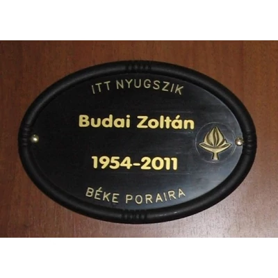 24. Sírjelző tábla fejfára, keresztre