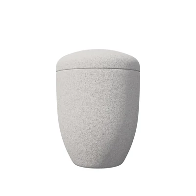 Breda homokszórt matt hibrid urna - kvarc fehér