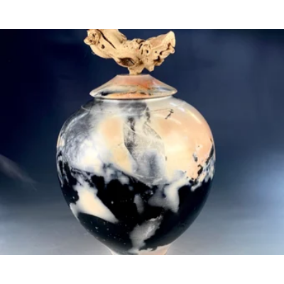 Egyedi kerámia urna "Szőlő"